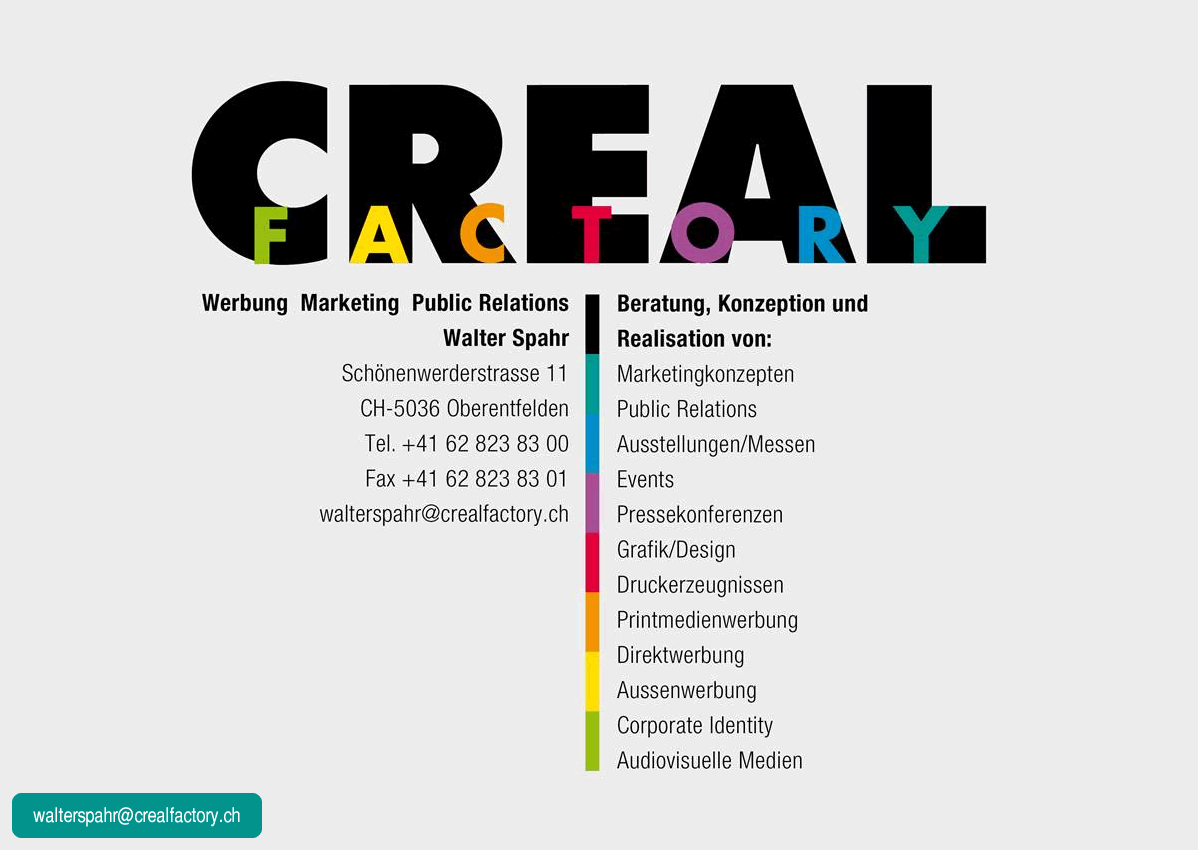 CrealFactory - Werbung, Marketing, Public Relations